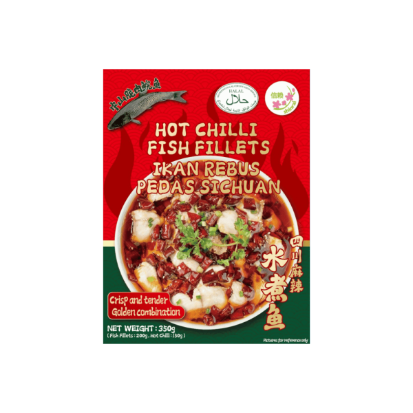 SHINRAI HOT CHILI FISH FILLET 350G (HALAL)